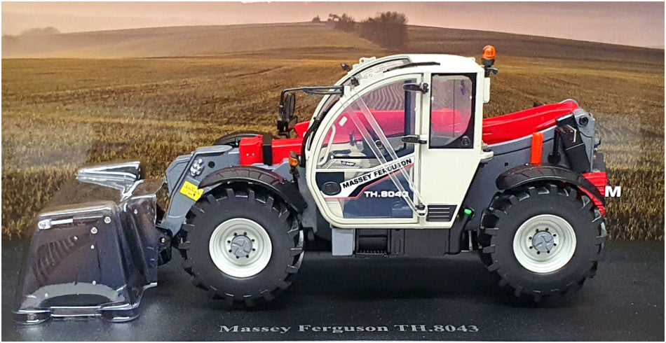 Universal Hobbies 1/32 Scale UH6342 - Massey Ferguson TH.8043 Tractor - Red/Grey