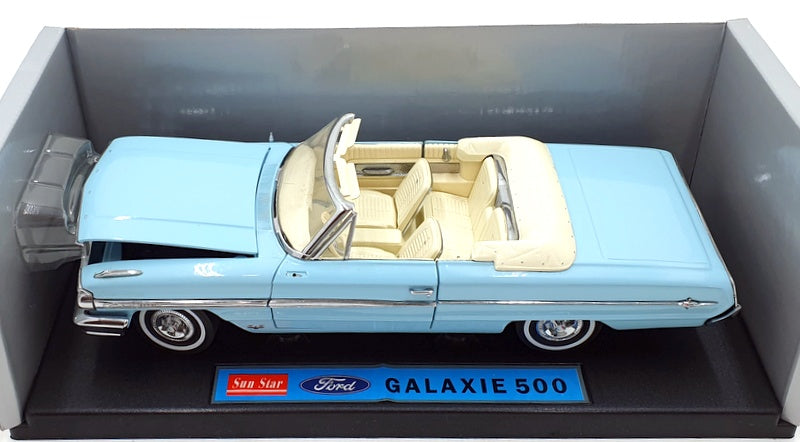 Sun Star 1/18 Scale Diecast 1421 - 1964 Ford Galaxie 500 - Blue