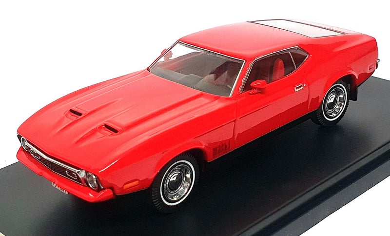 PremiumX 1/43 Scale Diecast PRD396 - 1971 Ford Mustang Mach 1 - Red