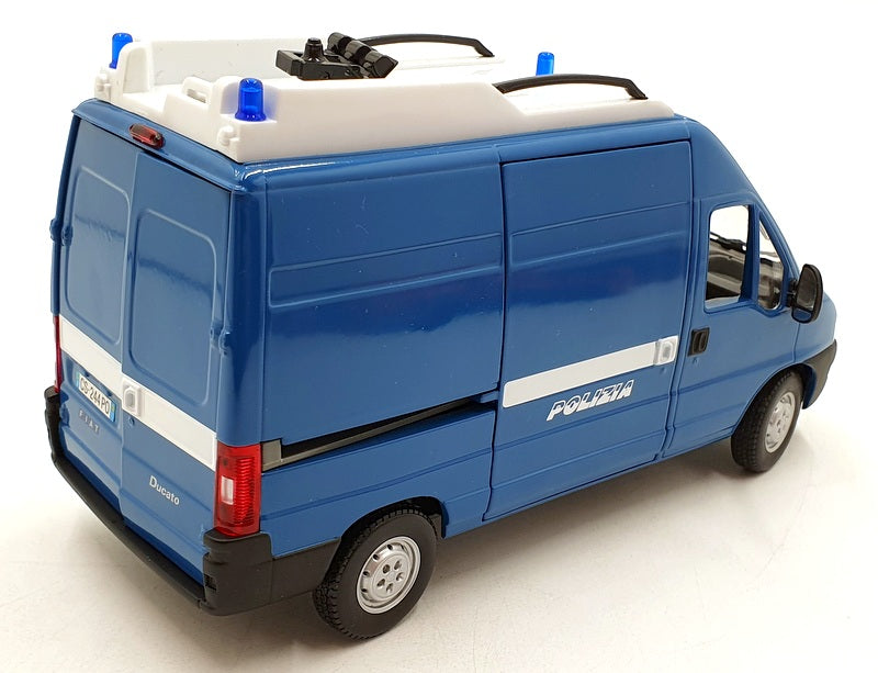 Norev 1/24 Scale Diecast 771073 - Fiat Ducato Polizia - Blue