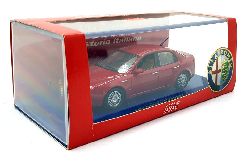 M4 Models 1/43 Scale Diecast 702602 - 2005 Alfa Romeo 159 Red