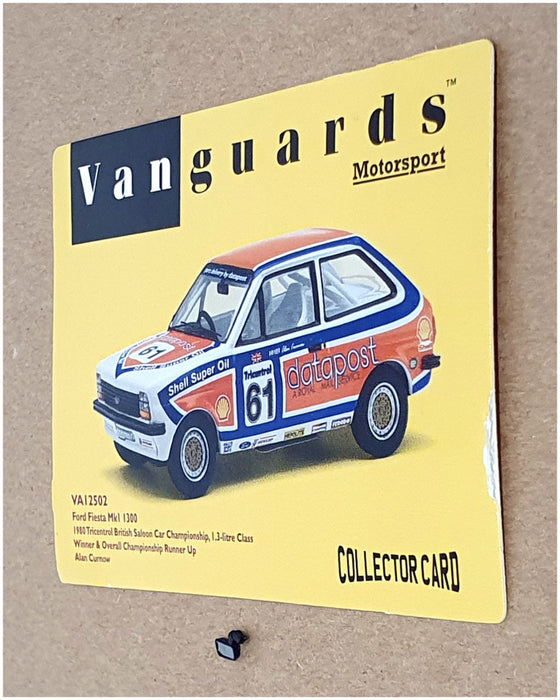 Vanguards 1/43 Scale VA12502 - Ford Fiesta 1980 British Saloon Car C/Ship Curnow