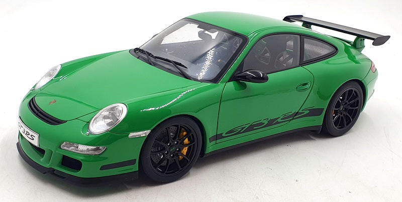 Autoart 1/12 Scale Diecast 12118 - Porsche 997 GT3 RS - Green/Black Stripes