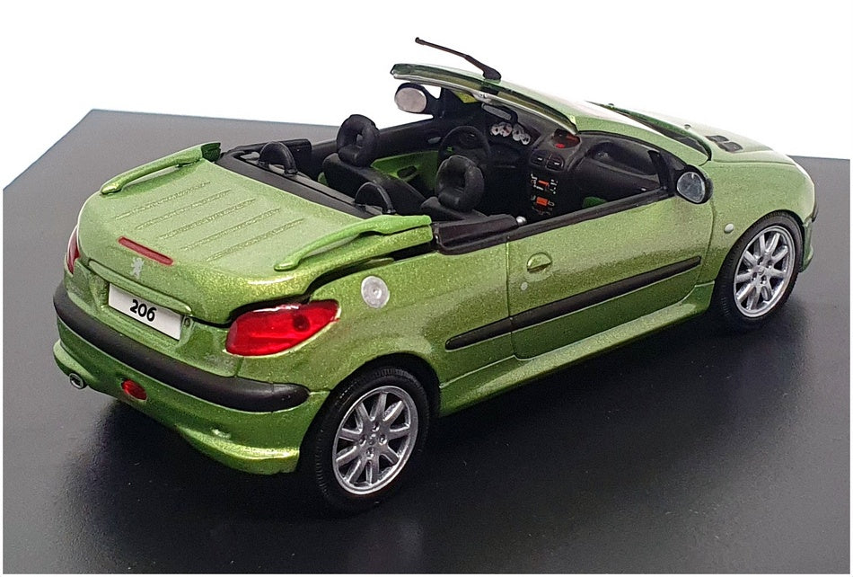 Norev 1/43 Scale 472623 - Peugeot 206cc Cabriolet - Met Lt Green