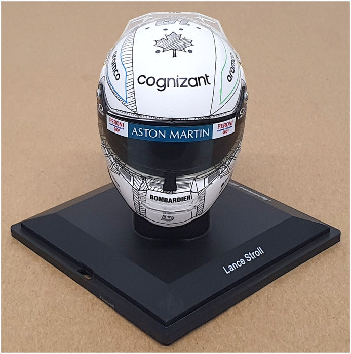 Spark 1/5 Scale 5HF104 - Helmet F1 Aston Martin L. Stroll Japanese GP 2023