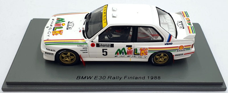 Spark Model 1/43 Scale Resin S7826 - BMW E30 #5 Rally Finland 1988