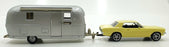 Norev 1/43 Scale 270581 - Ford Mustang & Airstream - Yellow/Silver