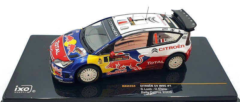 Ixo 1/43 Scale RAM354 - Citroen C4 WRC #1 Cyprus Rally 2009