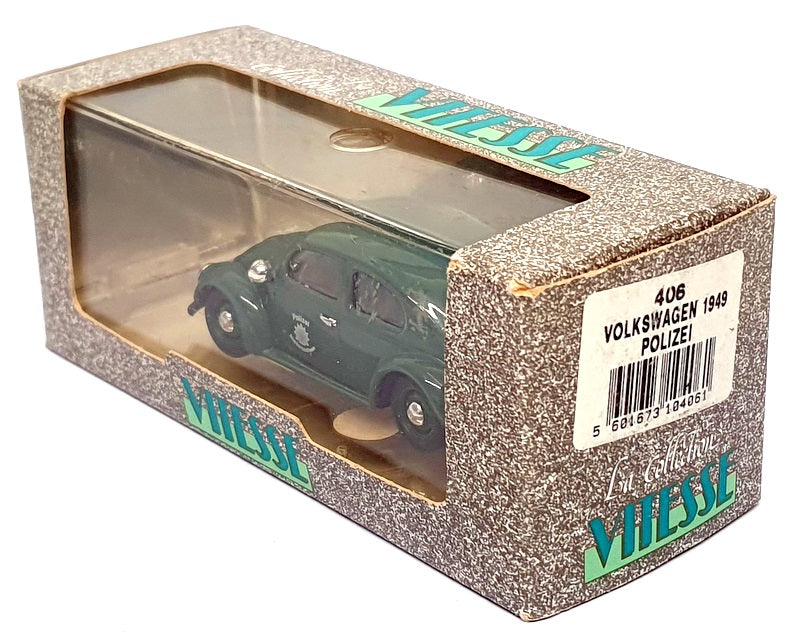 Vitesse 1/43 Scale 406 - 1949 Volkswagen Beetle Polizei - Green