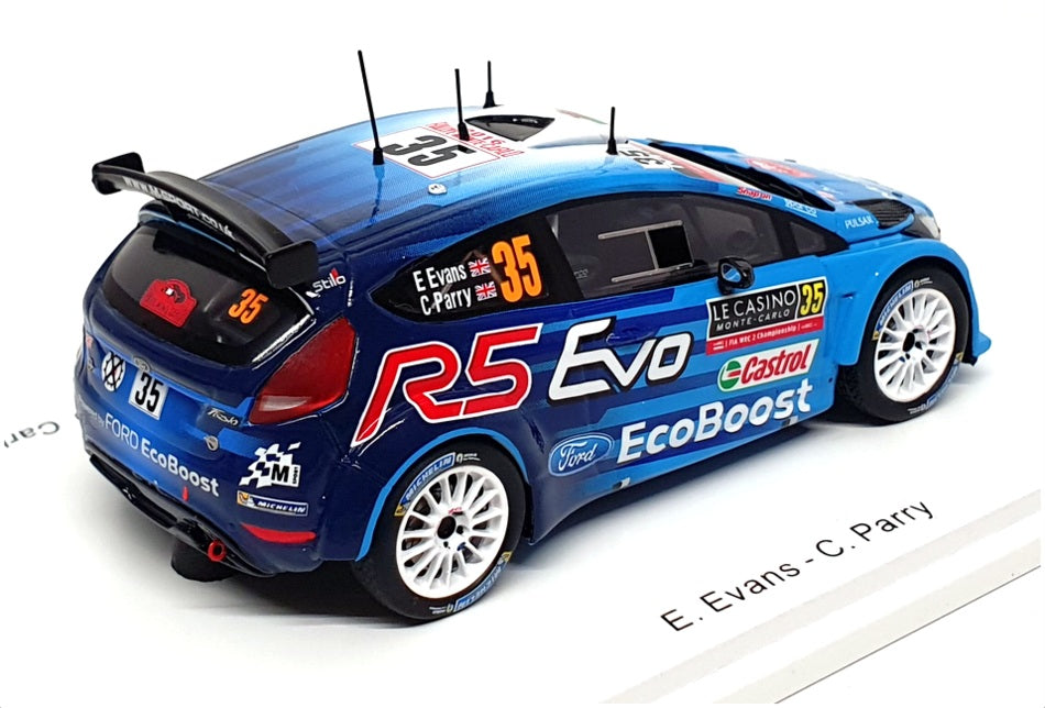 Spark 1/43 Scale S4965 - Ford Fiesta R5 Evo 8th #35 Monte Carlo 2016