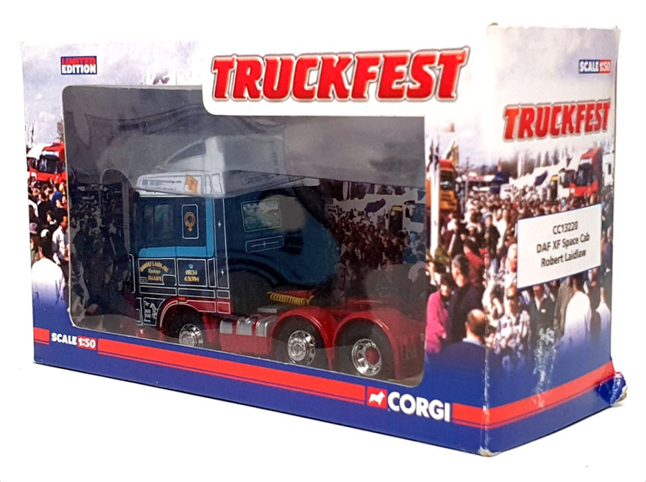 Corgi 1/50 Scale CC13220 - DAF XF Space Cab Truck - Robert Laidlaw