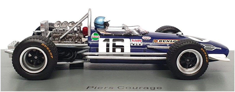 Spark 1/43 Scale S8317 - Brabham BT26A 2nd Monaco GP 1969 - #16 Courage