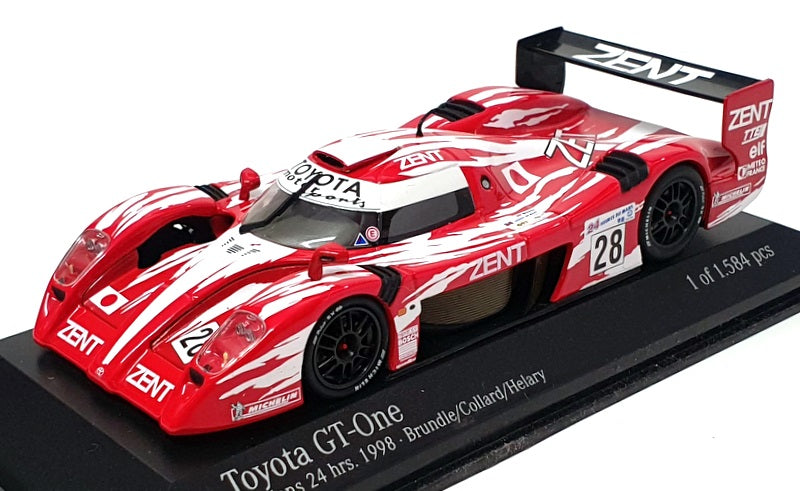 Minchamps 1/43 Scale 430 981628 - Toyota GT1 #28 Le Mans 1998