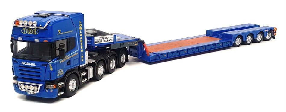 WSI Collectibles 1/50 Scale 9015 - Scania R Topline 8x4 Nooteboom Euro 4 - Blue