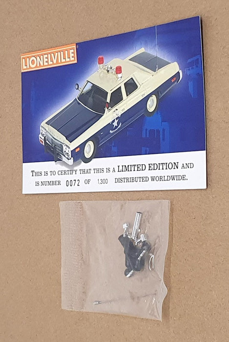 Corgi 1/43 Scale US06007 - Dodge Monaco Lionelville Police Dept. Blue/Cream