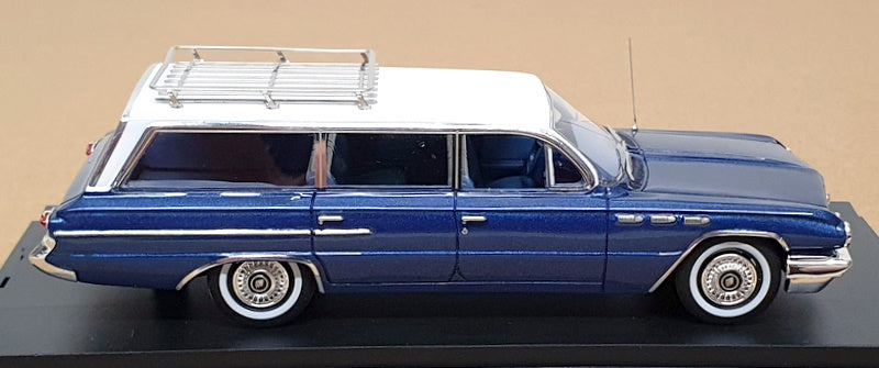 Goldvarg 1/43 Scale GC-056A - 1962 Buick Station Wagon Cadet - Blue Poly