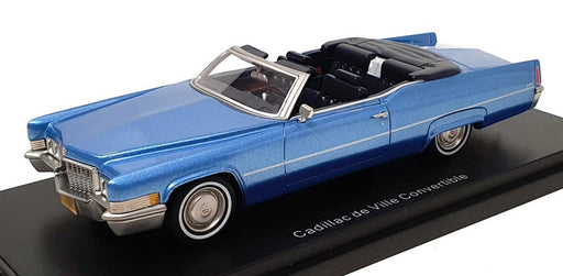 Best Of Show (BOS) 1/43 Scale BOS43331 - Cadillac De Ville Convertible Met Blue