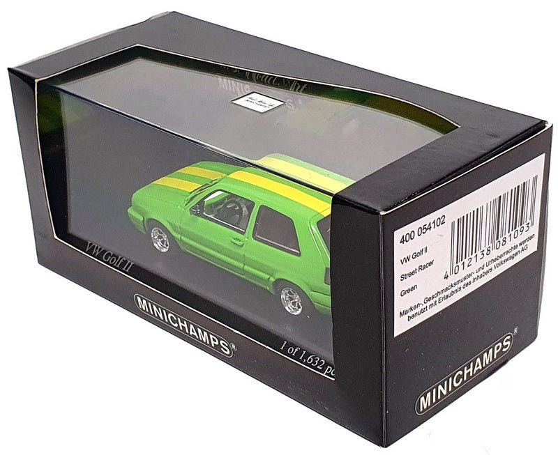 Minichamps 1/43 Scale 400 054102 - VW Volkswagen Golf II Street Racer - Green