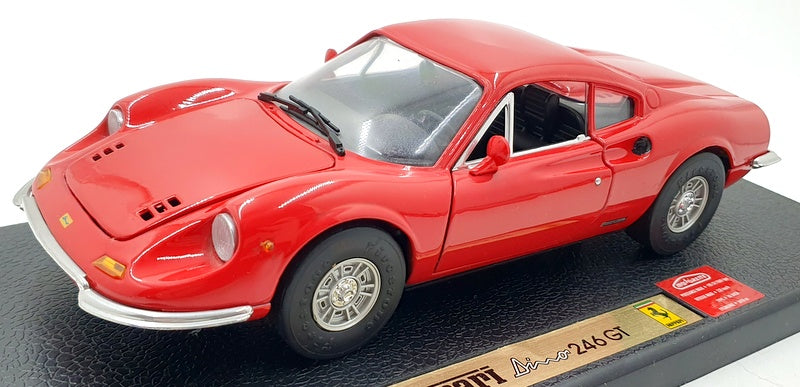 Majorette 1/18 Scale Diecast 4452 - Ferrari Dino 246 GT - Red