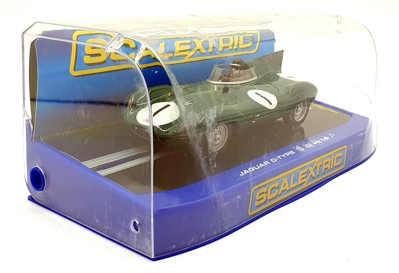 Scalextric 1/32 Scale Slot Car C3486 - Jaguar D-Type #1 Dundrod 1955