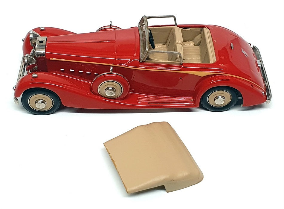 Western Models 1/43 Scale WMS20 - 1933 V12 Hispano Suiza 68 Saoutchik - Red