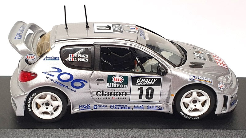 Skid 1/43 Scale SKW023 - Peugeot 206 WRC #10 Winner Tour de Corse 2000