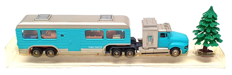 Kentoys 1/72 Scale 51015 - Ford ? Town Trailer Truck - Blue/Grey