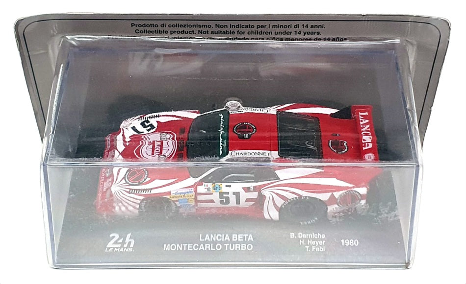 Altaya 1/43 Scale MW1ALA0003 - Lancia Beta Montecarlo Turbo #51 1980