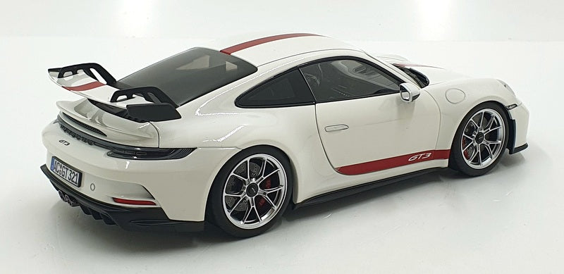 Norev 1/18 Scale Diecast 187306 - 2021 Porsche 911 GT3 - White