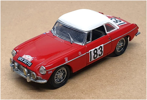 Eagles Race Universal 1/43 Scale 1080 - MGB #183 Monte Carlo 1966 - Red/White