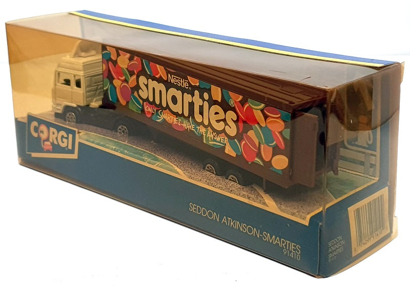 Matchbox Appx 20cm Long 91410 - Seddon Atkinson Truck (Smarties) White/Brown