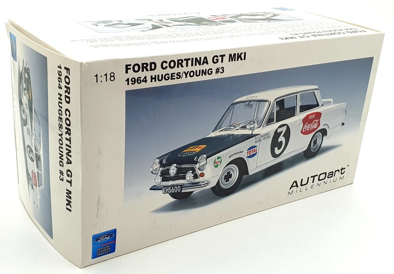 Autoart 1/18 Scale Diecast 86428 - Ford Cortina MK1 1964 Hughes #3