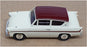 Vanguards 1/43 Scale VA1002 - Ford Anglia - White/Maroon