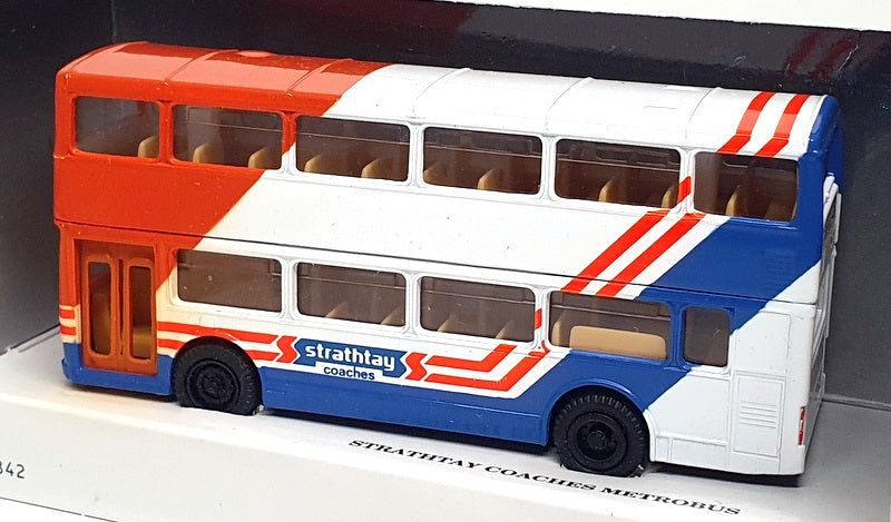 Corgi Appx 14cm Long 91842 - Metrobus (Strathtay Coaches) Orange/White/Blue