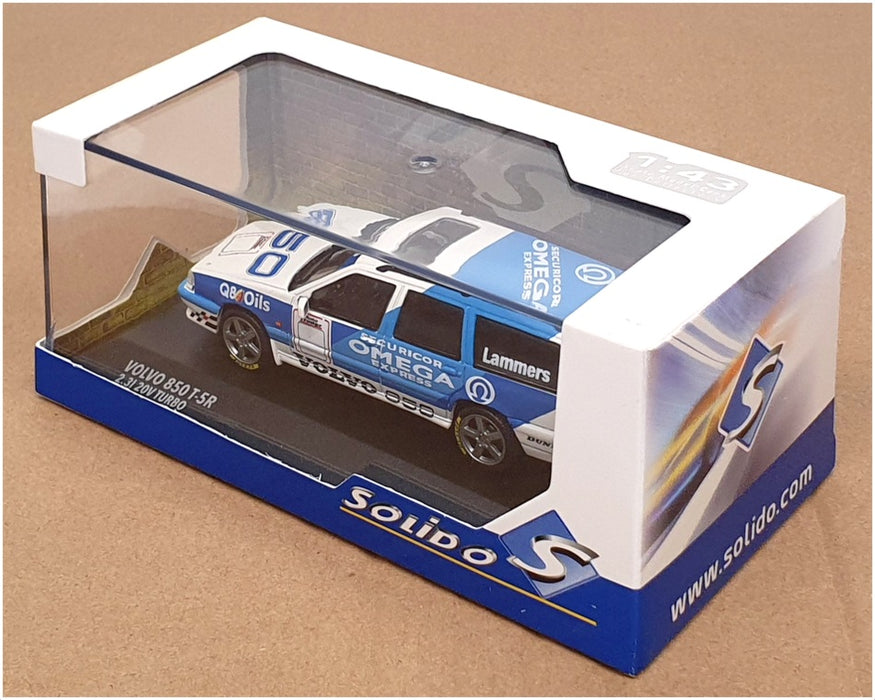 Solido 1/43 Scale S4310604 - Volvo 850 T-5R 2.3i 20V Turbo (Omega) White/Blue