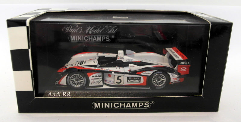 Minichamps 1/43 Scale diecast - 400 041305 Audi R8 Le Mans 24H 2004 Winners