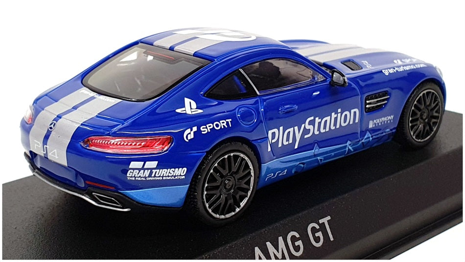 Norev 1/43 Scale 7028494 - Mercedes Benz AMG GT Playstation - Blue