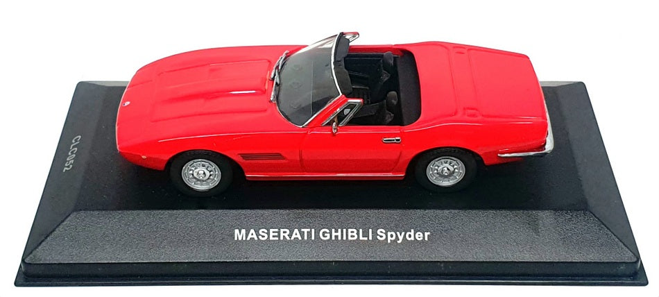 Ixo Models 1/43 Scale Diecast CLC052 - Maserati Ghibli Spyder - Red