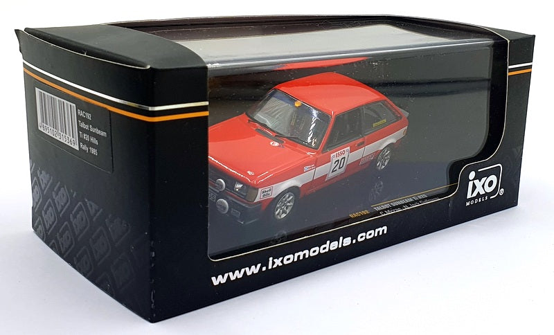 Ixo 1/43 Scale RAC192 - Sunbeam Talbot Ti #20 Hills Rally 1985 Mcrae/Galloway