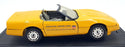 Majorette 1/24 Scale Diecast 4204 - Chevrolet Corvette Roadster - Yellow