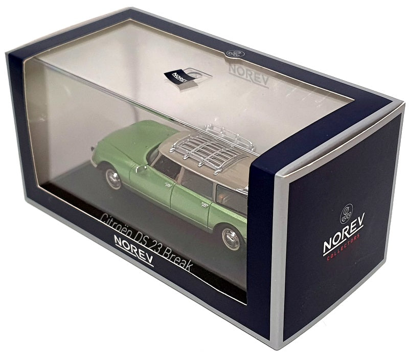 Norev 1/43 Scale Diecast 155044 - 1974 Citroen DS23 Break - Met Green