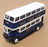 EFE 1/76 Scale C301A - AEC Regent Bus (Lloyds) REWORKED - Dk Blue/White