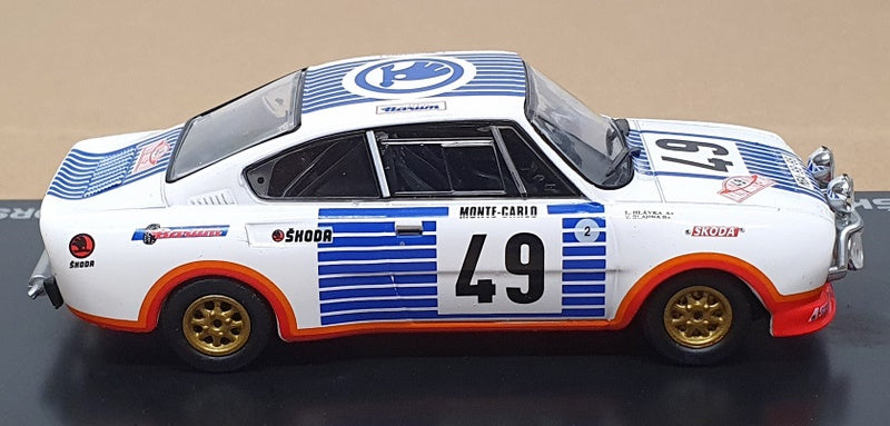 Abrex 1/43 Scale 143XABS-501TA - Skoda 130RS #49 Monte Carlo Rally 1977