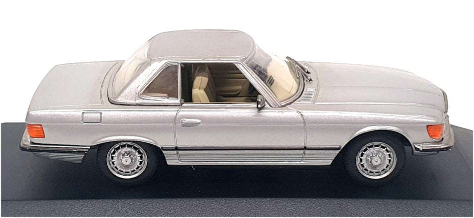 Minichamps 1/43 Scale 430 033450 - Mercedes Benz 350 SL Cabrio H/Top - Silver