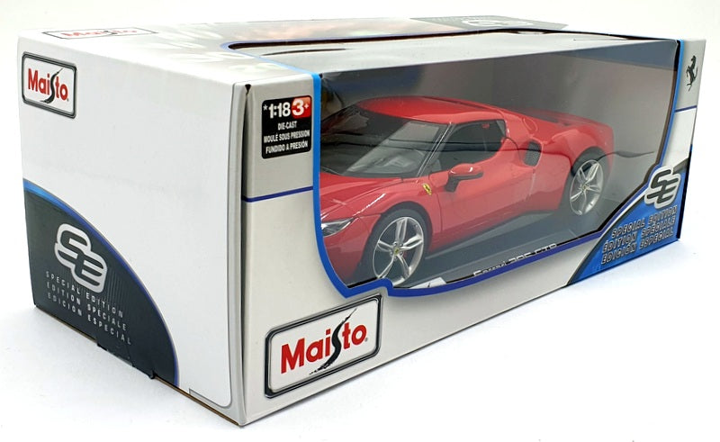 Maisto 1/18 Scale Diecast 46629 - Ferrari 296 GTB - Red