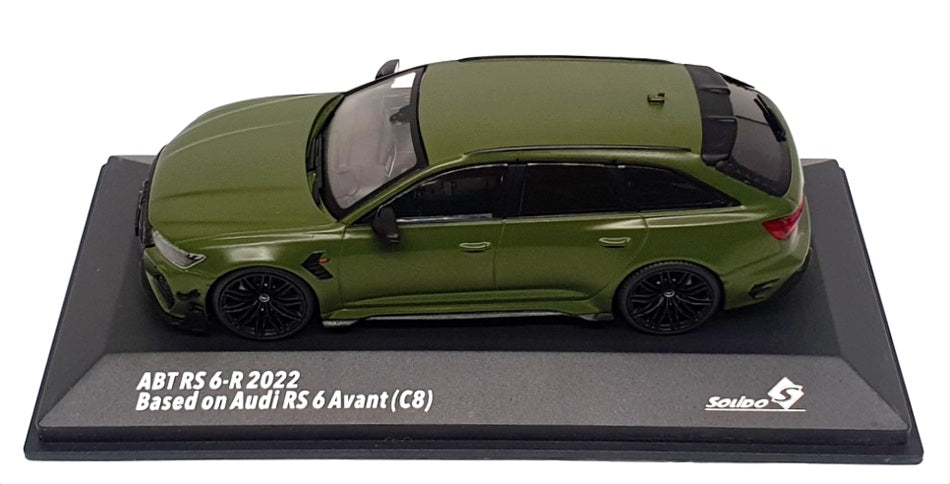 Solido 1/43 Scale Diecast S4310704 - ABT Audi RS6-R - Silk Olive