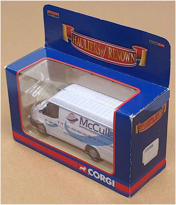 Corgi 1/43 Scale CC07806 - Ford Transit Van (McCulla Transport) White