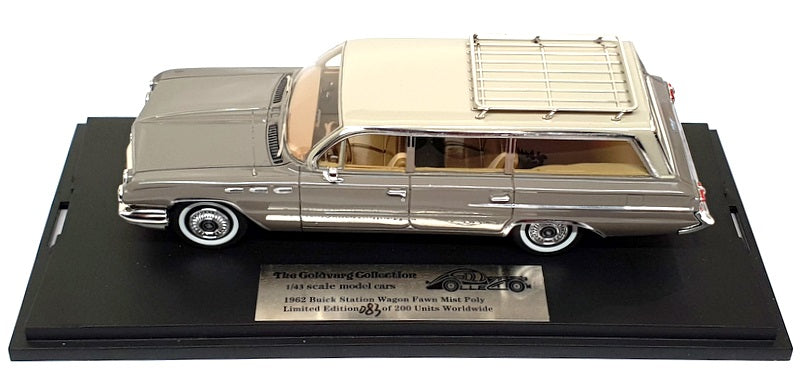 Goldvarg 1/43 Scale GC-056B - 1962 Buick Station Wagon - Fawn Mist Poly