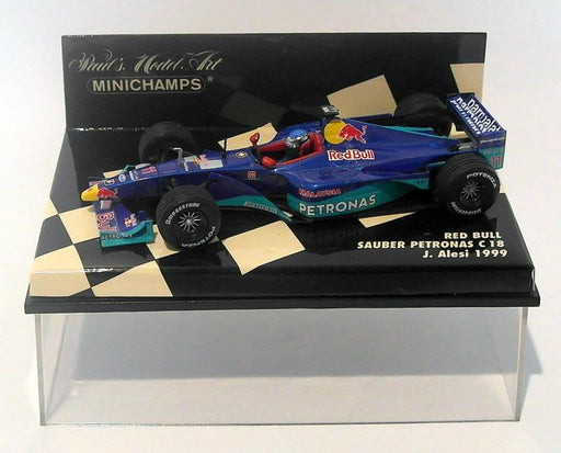 Minichamps 1/43 Scale - 430 990011 Red Bull Sauber Petronas C18 - J.Alesi 1999