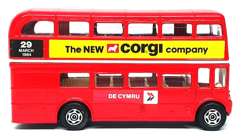 Corgi 12cm Long Diecast 469 (B) - Routemaster Double Deck Bus - Red